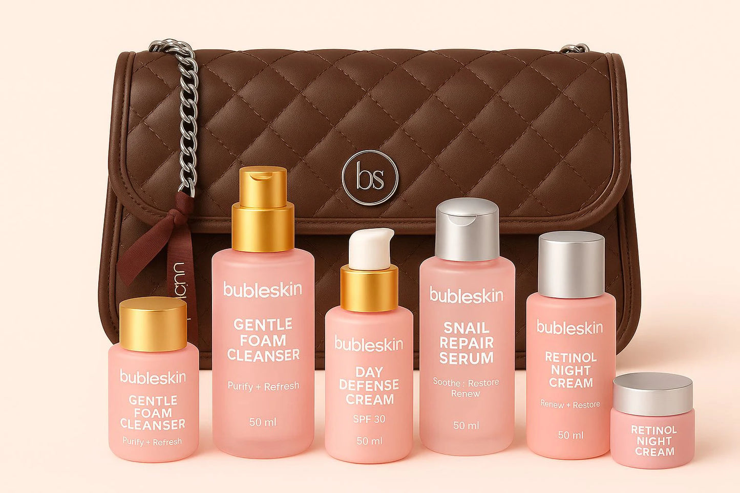 Luxury Leather Make-up Bag