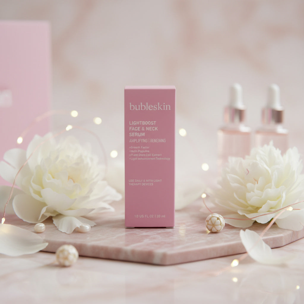 Lichttherapie-Boosting-Gesichts- und Halsserum