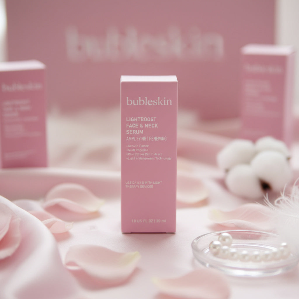 Lichttherapie-Boosting-Gesichts- und Halsserum