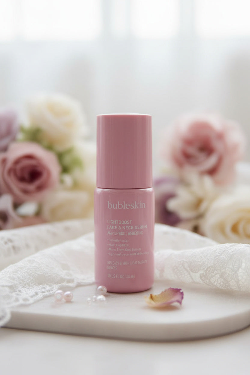 Lichttherapie-Boosting-Gesichts- und Halsserum